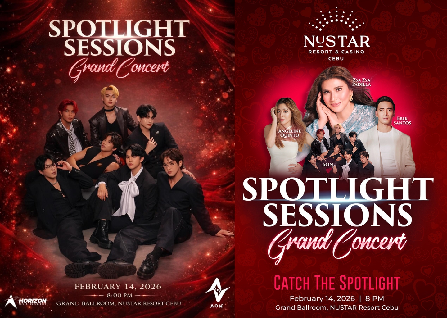 AON, Angeline Quinto, Zsa Zsa Padilla, Erik Santos at Spotlight Sessions Grand Concert 2026