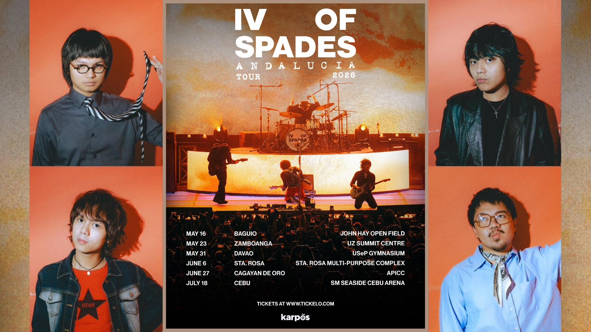 IV OF SPADES Returns Bigger Than Ever for Andalucia Tour 2026