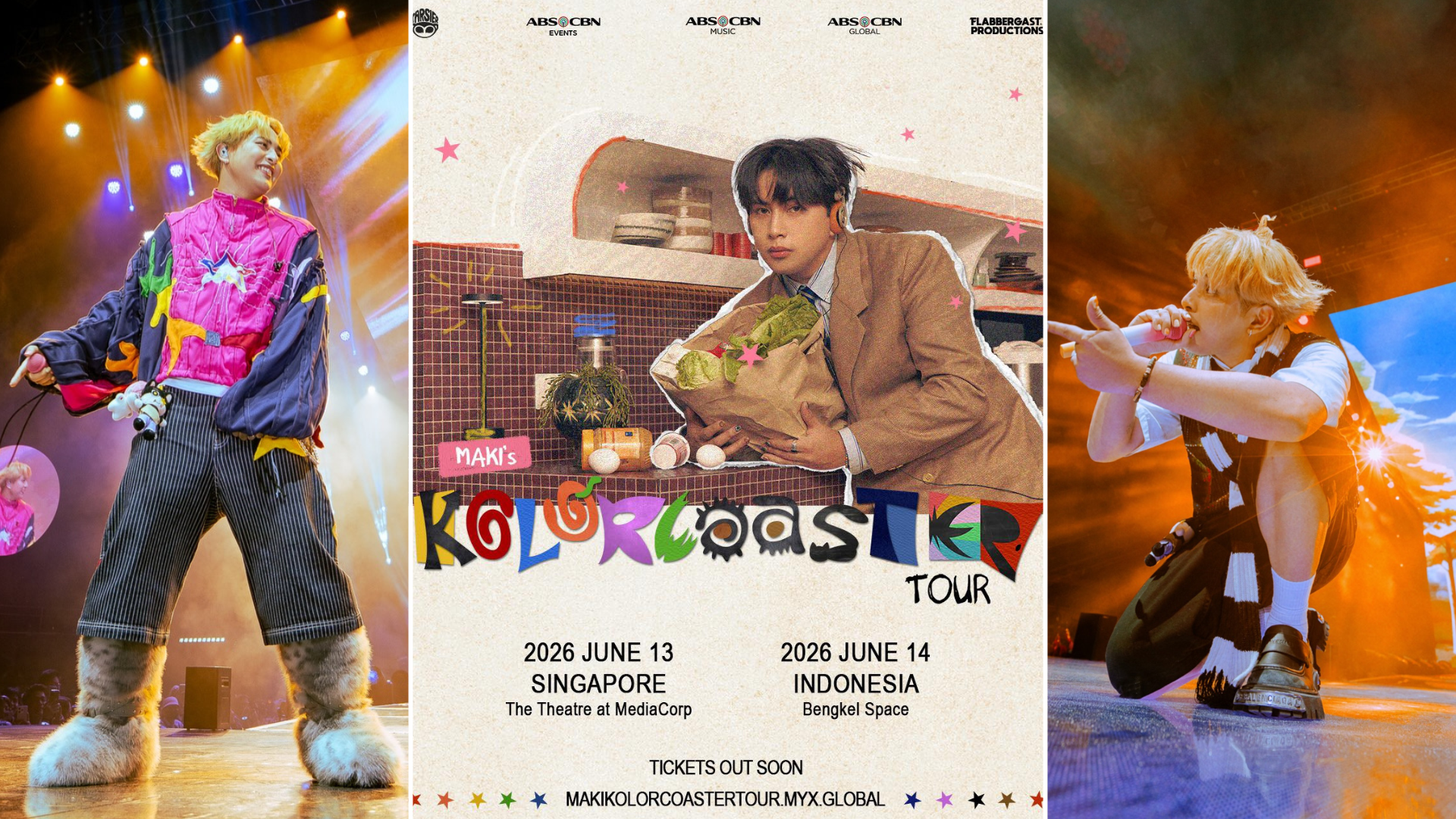 KOLORCOASTER 2026: Maki Unleashes the Tour in Singapore and Indonesia!