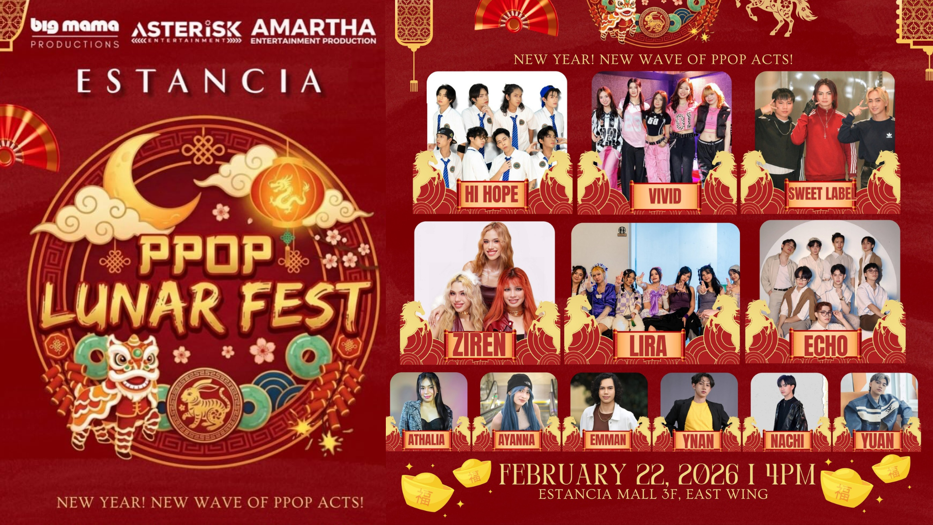PPOP Lunar Fest: HI‑HOPE, VIVID, and More P-pop Stars Light Up Pasig On Feb 22