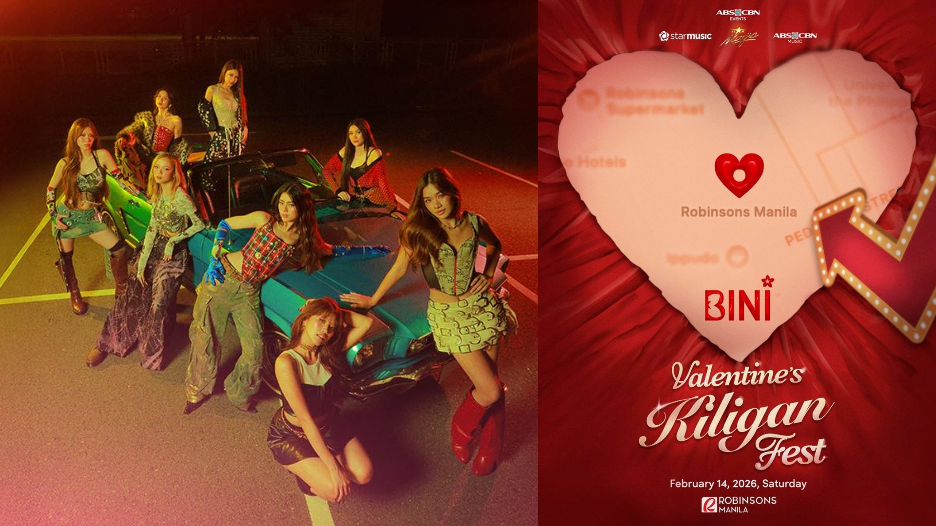BINI Brings Sweet Kilig to Robinsons Manila for Kiligan Fest on Valentine’s Day, Feb 14