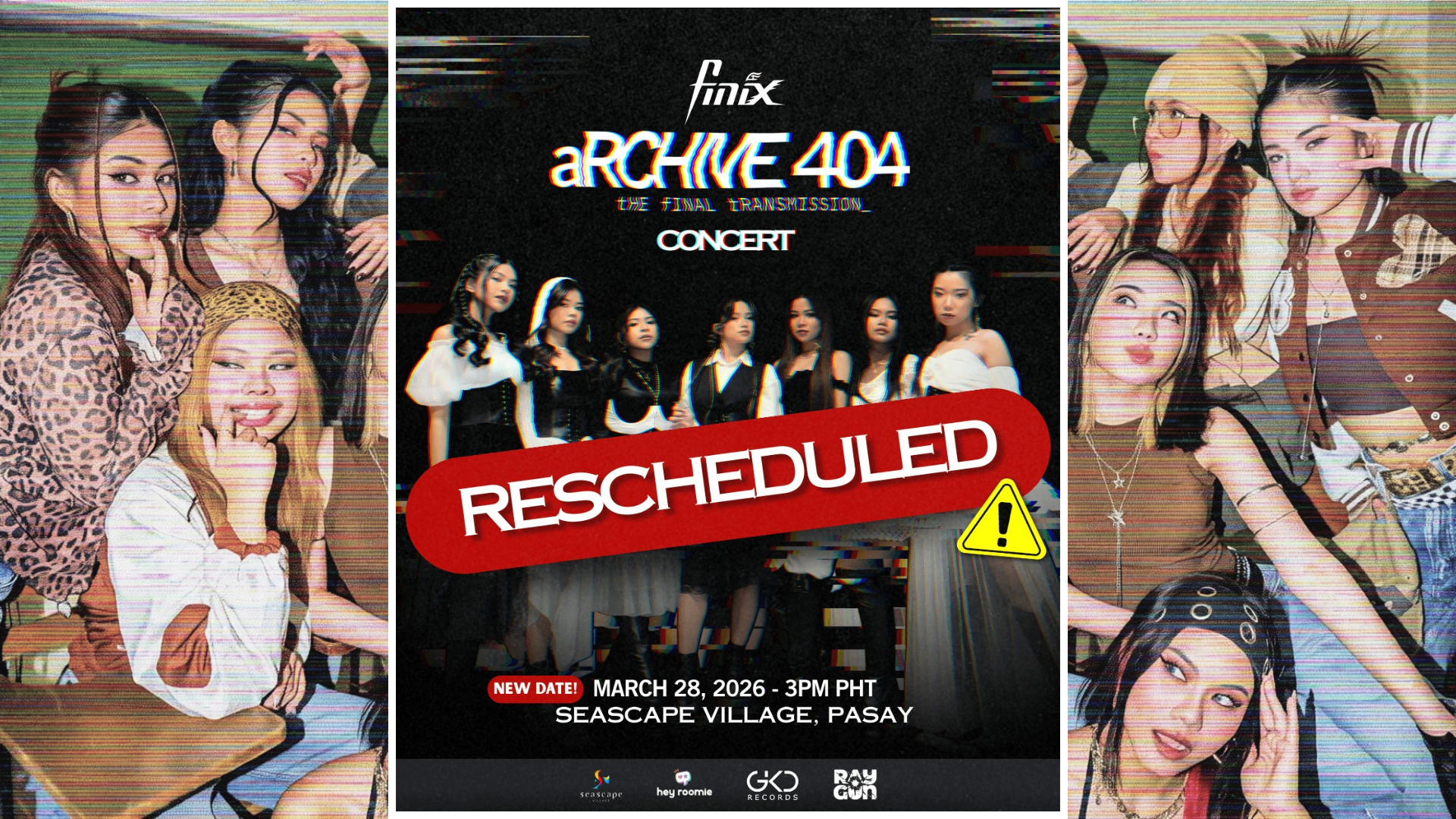 FINIX aRCHIVE 404 Concert Rescheduled to March 28